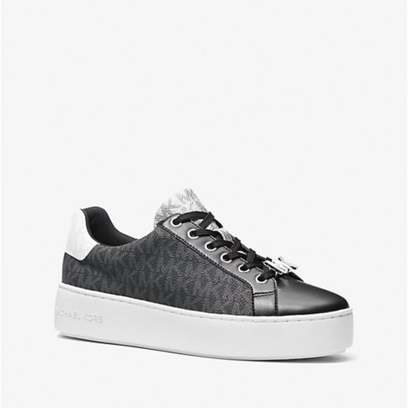 Michael Kors Poppy Color-Block Logo Sneakers - Picture 1 of 3